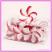 Artificial Flower Heads Latex Frangipani White with Pink 6.5cm - Box of 24 come in a clear box