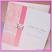 Are sparkling rectangle diamante buckle on a pink satin ribbon make this wedding invitation pop!