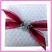Our stunning diamante flower brooch on a burgundy organza ribbon make this wedding invitation sparkle!