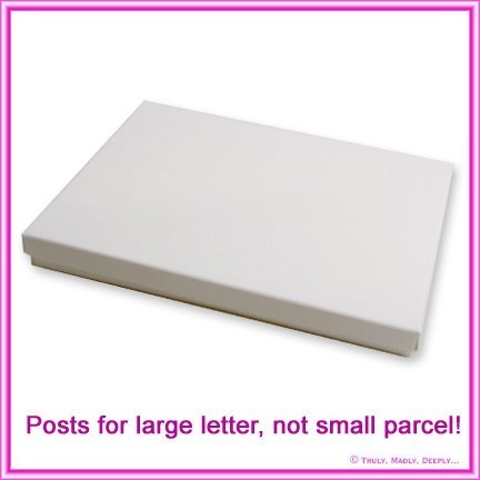 5x7 Invitation Box - Semi Gloss White