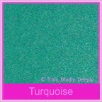 Classique Metallics Turquoise 120gsm - 160x160mm Square Envelopes