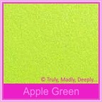 Bomboniere Box - 5cm Cube - Crystal Perle Apple Green (Metallic)