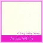 Crystal Perle Arctic White 125gsm Metallic - DL Envelopes