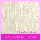 Crystal Perle Arctic White Lumina 300gsm Metallic Card Stock - A4 Sheets