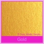 Crystal Perle Gold 125gsm Metallic - 130x130mm Square Envelopes