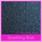 Bomboniere Box - 5cm Cube - Crystal Perle Sparkling Blue (Metallic)