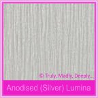 Curious Metallics Anodised Silver Lumina 250gsm Card Stock - A4 Sheets