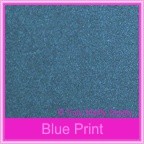 Bomboniere Box - 5cm Cube - Curious Metallics Blue Print