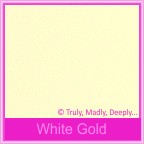 Bomboniere Box - 3 Chocolates - Curious Metallics White Gold