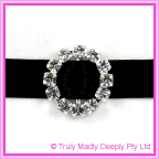 Diamante Buckle - Round - Small (10mm Ribbon) 