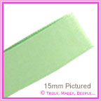 Double Sided Satin Ribbon 25mm - Celery - 25Mtr Roll