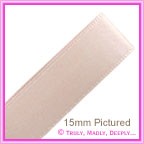 Double Sided Satin Ribbon 3mm - Champagne - 50Mtr Roll
