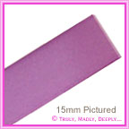 Double Sided Satin Ribbon 6mm - Lilac - 25Mtr Roll