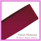 Wedding Car Ribbon 60mm Rich Magenta - Double Sided Satin - 25Mtr Roll (4 to 5 Cars)