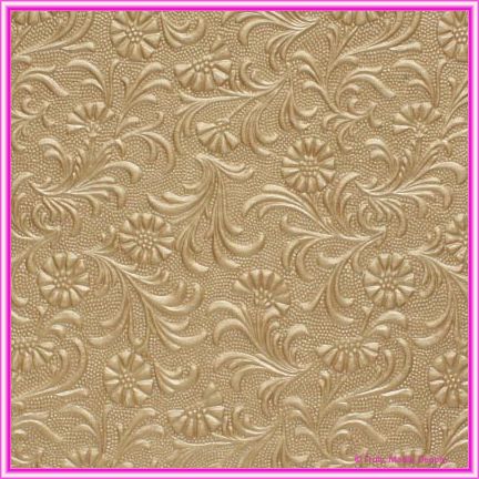 A4 Embossed Invitation Paper - Tuscany / Sunflower Mink Pearl