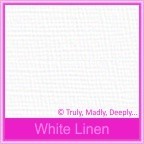 Knight White Linen 100gsm Matte - 130x130mm Square Envelopes