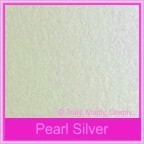 Metallic Pearl Silver 125gsm - 130x130mm Square Envelopes