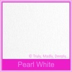 Metallic Pearl White 125gsm - 160x160mm Square Envelopes