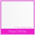 Bomboniere Box - 10cm Cube - Metallic Pearl White