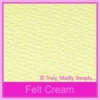 Mohawk Via Vellum Felt Cream 104gsm Matte - 130x130mm Square Envelopes