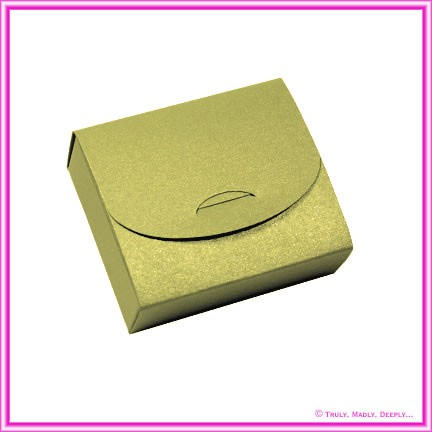 Bomboniere Purse Box - Curious Metallics Gold Leaf