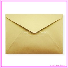 Crystal Perle Antique Gold 125gsm Metallic - C5 Envelopes