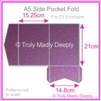 A5 Pocket Fold - Classique Metallics Orchid