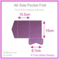 A6 Pocket Fold - Classique Metallics Orchid