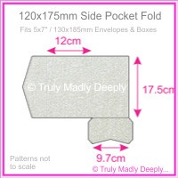 120x175mm Pocket Fold - Curious Metallics Galvanised