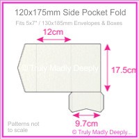 120x175mm Pocket Fold - Curious Metallics Ice Gold