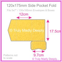120x175mm Pocket Fold - Curious Metallics Super Gold