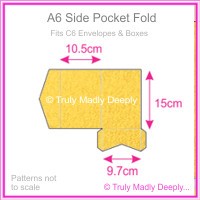 A6 Pocket Fold - Curious Metallics Super Gold