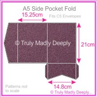 A5 Pocket Fold - Curious Metallics Violet