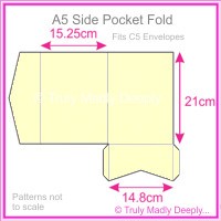 A5 Pocket Fold - Keaykolour Original China White