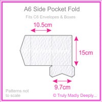 A6 Pocket Fold - Mohawk Via Felt Bright White