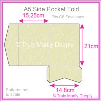 A5 Pocket Fold - Stardream Metallic Opal