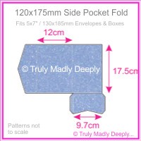 120x175mm Pocket Fold - Stardream Metallic Vista