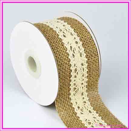Hessian Ribbon 50mm - Crochet 3mtr