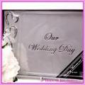 Wedding Guest Book and Pen Set - Silver Our Wedding Day