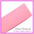 Double Sided Satin Ribbon 25mm - Pink - 25Mtr Roll