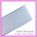 Double Sided Satin Ribbon 6mm - Light Blue - 25Mtr Roll