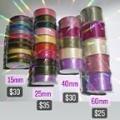 Ribbon Bundle - Double Sided Satin - Assorted Colours & Sizes