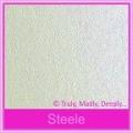 Crystal Perle Steele Silver 125gsm Metallic - 130x130mm Square Envelopes