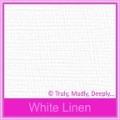 Knight White Linen 100gsm Matte - 160x160mm Square Envelopes