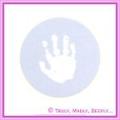 Stickers Baby Hand Blue 12Pck