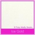 Curious Metallics Ice Gold 250gsm Card Stock - A4 Sheets