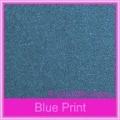 Curious Metallics Blue Print 300gsm Card Stock - A4 Sheets