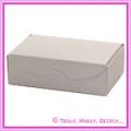 Wedding Cake Box - Metallic Pearl Bridal White