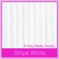 Bomboniere Purse Box - Classique Striped White (Matte)