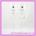 Wedding Toasting Glasses - Bride & Groom